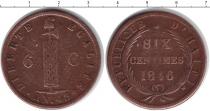 Продать Монеты Гаити 6 сентим 1846 Медь