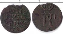 Продать Монеты Пруссия 1 солид 1786 Медь