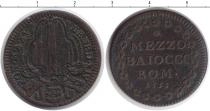 Продать Монеты Ватикан 1/2 байоччи 1755 Медь