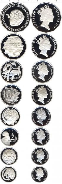 Продать Подарочные монеты Австралия Выпуск монет 1991 1991 Серебро