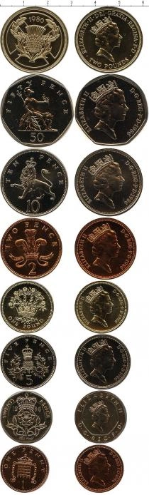 Продать Подарочные монеты Великобритания Выпуск монет 1986 1986 
