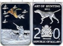 Продать Подарочные монеты Малави Охота на уток 2011 Серебро