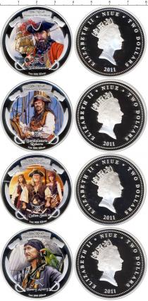 Продать Подарочные монеты Ниуэ Пираты Карибского моря 2011 Серебро