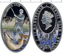 Продать Подарочные монеты Ниуэ Рыбалка 2012 Серебро