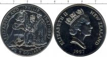 Продать Подарочные монеты Новая Зеландия Золотой юбилей бракосочетания Елизаветы и Филиппа 1997 Медно-никель