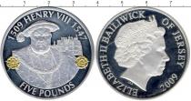 Продать Подарочные монеты Остров Джерси Генри VIII 2009 Серебро