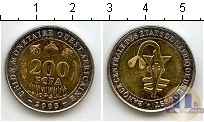 Продать Монеты Центральная Африка 200 франков 2005 Биметалл