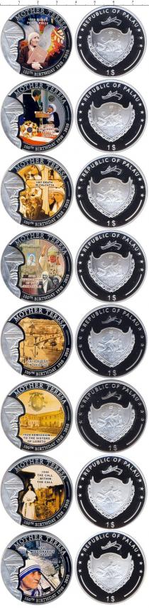 Продать Подарочные монеты Палау 100-летие со дня рождения Матери Терезы 2010 Серебро