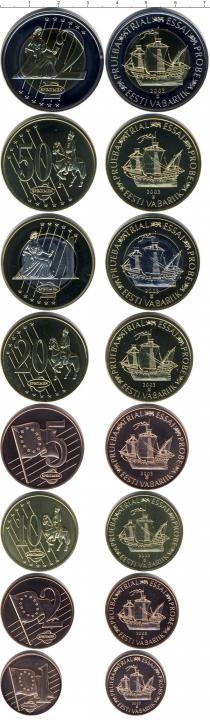 Продать Подарочные монеты Эстония Евро-модель 2003 