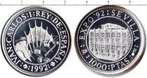 Продать Монеты Испания 1000 песет 1992 Серебро