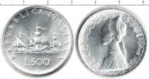 Продать Монеты Италия 500 лир 1990 Серебро