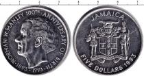 Продать Монеты Ямайка 1 доллар 1993 Медно-никель