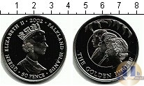 Продать Монеты Фолклендские острова 50 пенсов 2002 Медно-никель