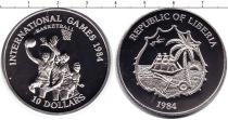Продать Монеты Либерия 10 долларов 1984 Медно-никель