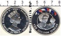 Продать Монеты Фолклендские острова 50 пенсов 2002 Серебро