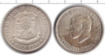 Продать Монеты Филиппины пол песо 1961 Серебро