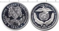 Продать Монеты Босния и Герцеговина 14 экю 1993 Серебро