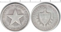 Продать Монеты Куба 25 сентаво 1915 Серебро