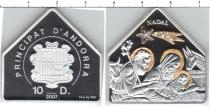 Продать Монеты Андорра 10 динерс 2007 Серебро