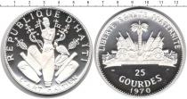 Продать Монеты Гаити 25 гурдес 1970 Серебро