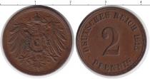 Продать Монеты Третий Рейх 2 пфеннига 1915 Биметалл
