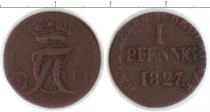 Продать Монеты Анхальт 1 пфенниг 1827 Медь