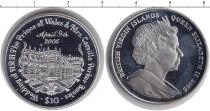 Продать Монеты Виргинские острова 10 долларов 2005 Серебро