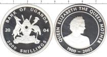 Продать Монеты Уганда 2000 шиллингов 2004 Серебро