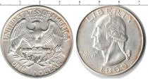 Продать Монеты США 1 доллар 1865 Серебро