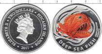 Продать Монеты Острова Питкэрн 2 доллара 2011 Серебро