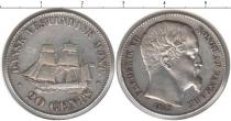 Продать Монеты Вестиндия 20 центов 1862 Серебро
