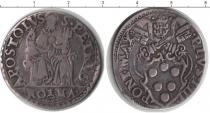 Продать Монеты Ватикан 1 тестон 1555 Серебро