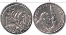 Продать Монеты Ватикан 50 лир 0 Медно-никель