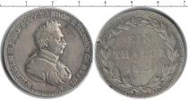 Продать Монеты Гессен 1 талер 1821 Серебро