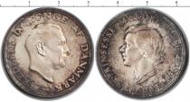 Продать Монеты Дания 2 марки 1958 Серебро