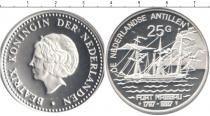 Продать Монеты Нидерланды 25 гульденов 1998 Серебро