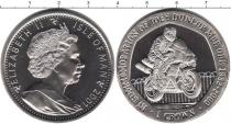 Продать Монеты Остров Мэн 1 крона 2001 Медно-никель