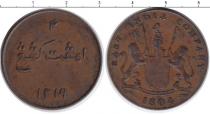 Продать Монеты Суматра 4 кеппинга 1804 Медь