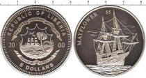 Продать Монеты Либерия 5 долларов 2000 Медно-никель