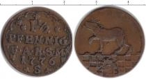 Продать Монеты Анхальт-Бернбург 1 1/2 пфеннига 1776 Медь