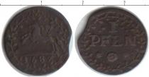 Продать Монеты Брауншвайг 1 пфенниг 1687 Медь