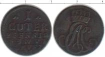 Продать Монеты Брауншвайг-Люнебург-Каленберг-Ганновер 1 пфенниг 1752 Медь