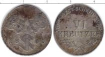 Продать Монеты Габсбург 6 крейцеров 1805 Серебро