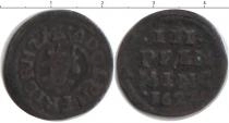 Продать Монеты Германия 3 пфеннига 1627 Медь