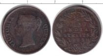 Продать Монеты Индия 1/4 цента 1862 Медь