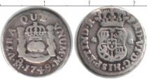 Продать Монеты Мексика 1/2 реала 1749 Серебро