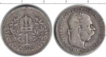 Продать Монеты Австро-Венгрия 1 крона 1895 Серебро
