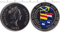 Продать Монеты Олдерни 5 фунтов 2005 Медно-никель