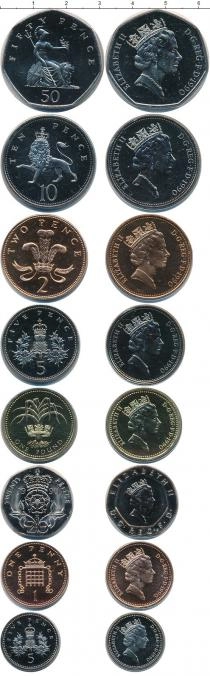 Продать Наборы монет Великобритания Великобритания 1990 1990 