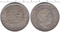 Продать Монеты Саксония 1 марка 1856 Серебро